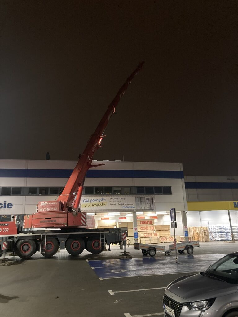 Dźwigi Cecuga — realizacja 60